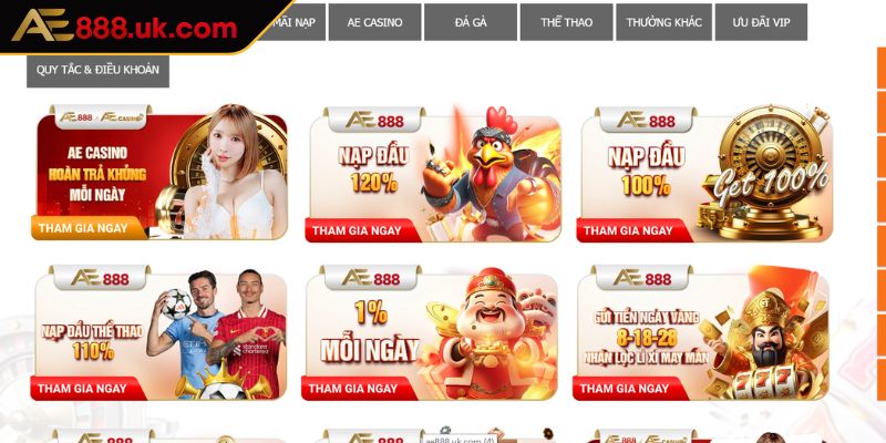 Cách nhận khuyến mãi AE888