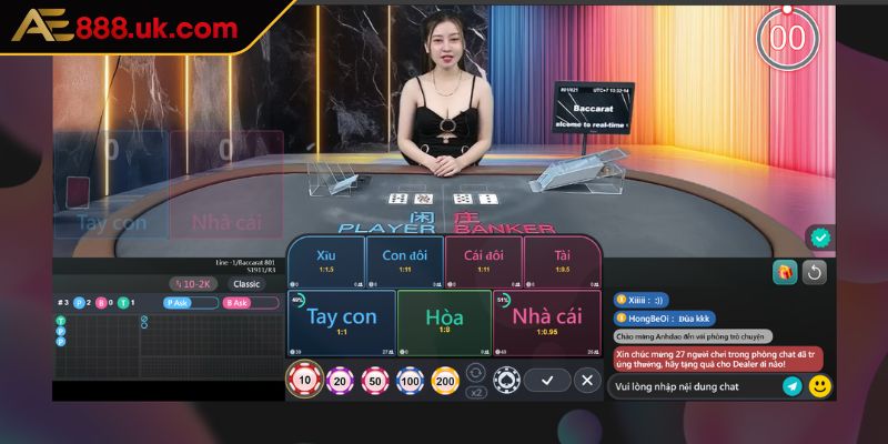 Hướng dẫn cách thức chơi AE Casino tại nhà cái