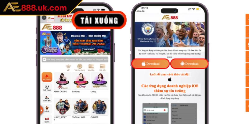 Tải App AE888 2 Tải app AE888 trên iOS