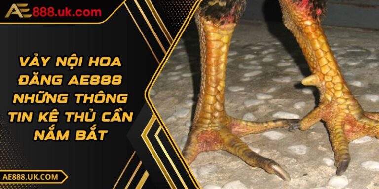 Vảy Nội Hoa Đăng AE888 Những Thông Tin Kê Thủ Cần Nắm Bắt